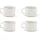Excelsa Jumbo Tasse 0,4 l Weiß 4 St.