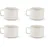 Excelsa Jumbo Tasse 0,4 l Weiß 4 St.