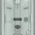 SeniorBad Dampfdusche Dusche Duschkabine D58-60T3-EC Duschtempel Sauna 100x100 cm