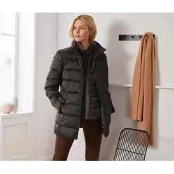 Tchibo - Längere Steppjacke - Damen - Gr. 36 - braun