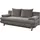 SUN GARDEN Schlafcouch Polyester 2-Sitzer Schwarz