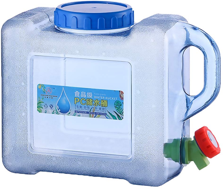 2Pcs Faltbar Trinkwasserkanister Camping Kanister Wasserbehälter Mit Hahn 20L YN 