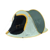 Rocktrail Pop-up-Campingzelt, für 2 Personen (türkis/orange) - B-Ware gut