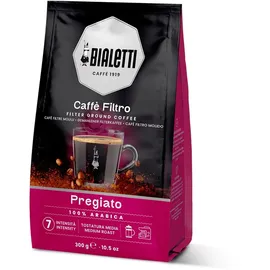 Bialetti Filtro Pregiato Gemahlener Kaffee 300 g