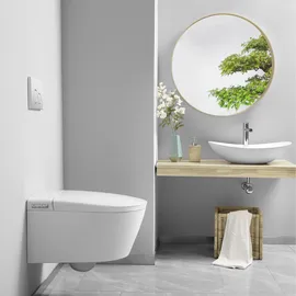 VEROSAN PRO Dusch-WC 'Divino' weiß spülrandlos, temperaturgesteuerter WC-Sitz
