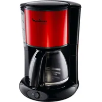 Moulinex Subito FG360D, Filterkaffeemaschine, Rot, Schwarz