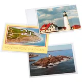 Leuchtturm Schutzhüllen für Briefe und Ansichtskarten, Neue Postkarten (HP20) 50er-Pack