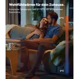 Viesta Infrarot Wandheizung mit Thermostat – flaches Carbon Crystal Heizpaneel – elektrische Infrarotheizung Wandmontage – Weiß