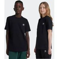 adidas Originals T-Shirt TEE für Kinder und Teens, mit gerippten Details, mit Rundhalsausschnitt schwarz 134 EU