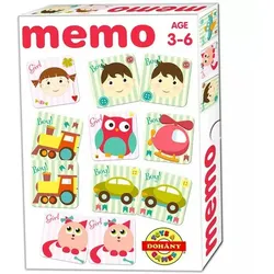 Junge und Mädchen - Memory-Spiel
