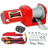 DRAGON WINCH - Elektrische Seilwinde 12V Maverick I 2000 lbs (907 kg) I Offroad Seilzug mit Stahlseil 10m I für Pflüge, Quads, ATV, UTV I 12V Seilwinde mit Zubehör I keine Fernsteuerung