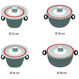 STONELINE Universaldeckel in Grau - Ø 28 cm | Gr.: onesize