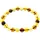 Ostsee-Schmuck Armband Kugel 8 mm braun 19 cm