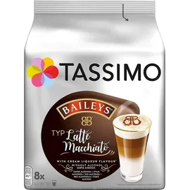 TASSIMO Latte Macchiato Baileys Kaffeekapseln 5 x 8 St.