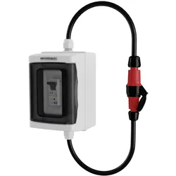 Adapter 230V Stecker auf 230V Kupplung mit Sicherung C16 1P Doktorvolt 2513