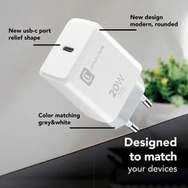 Cellular Line Cellularline USB Typ-C Travel Charger 20W White