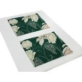 ADAM Audio Adam Platzset Eden, (2-St), GOTS organic,zertifiziert durch CERES 0242Made in Germany grün rechteckig | 40 cm x 30 cm