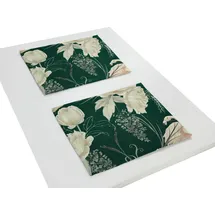 ADAM Audio Adam Platzset Eden, (2-St), GOTS organic,zertifiziert durch CERES 0242Made in Germany grün rechteckig | 40 cm x 30 cm