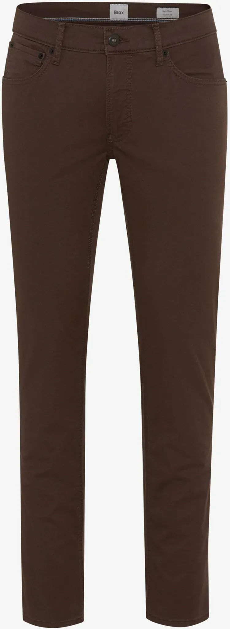 Brax Herren Five-Pocket-Hose Style CHUCK CHOCOLATE, dunkelbraun, Gr. 31/32