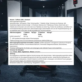 Mutant Caffeine Tabletten 240 St.