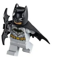 LEGO Superheroes: Grey Batman Minifigure with Batarangs