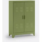 Schrank Hiba Mit 2 Türen, Stahl Khaki 