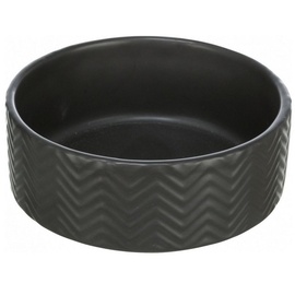 TRIXIE Ceramic Bowl dog 1.6 l/ø 20 cm black