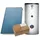 Solar Paket Flachkollektor FK200-3 7 02m2 Wärmepumpenspeicher 400 l Flachdach