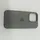 Apple iPhone 15 Pro Silikon Case mit MagSafe braun