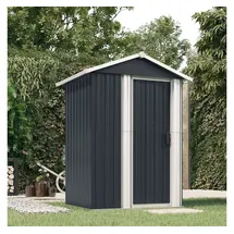 vidaXL Metallgerätehaus 1,26 x 0,98 x 1,77 m anthrazit