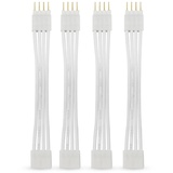 Light Solutions Light Solutions, Cable for Philips Hue Gradient LightStrip - 5cm - White - 4 pcs