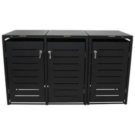 Freital Handels GmbH Mülltonnenbox 198 x 116 x 80 cm grau