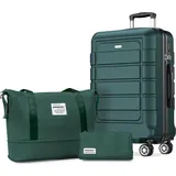 luxuskollektion Koffer 4-Rollen Mittelgroß / 67 cm / 78 l armeegrün