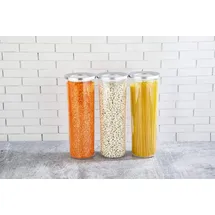 VIP Ahmet Vorratsbehälter rund transparent 400 ml, 700 ml, 1250 ml, 1750 ml 3-tlg. Set