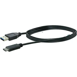 Schwaiger USB-C auf USB-A 1 m Schwarz