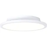 Brilliant LED Deckenaufbau-Paneel 25cm sand/weiß/warmweiß, Metall/Kunststoff, 1x 12W LED integriert, (1200lm, 2700K),