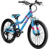 Galano GA20 Kinderfahrrad 20 Zoll 120 - 135 cm Mädchen Jungen Fahrrad ab 5 Jahre Mountainbike 7 Gänge MTB Hardtail Kinder Fahrrad - Blau