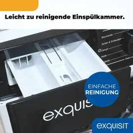 Exquisit WA8014-370A Waschmaschine (8 kg, 1400 U/min)