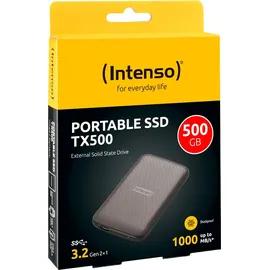 Intenso TX500 500 GB USB 3.2 Typ C Braun 3827450
