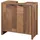 [en.casa] Waschbeckenunterschrank Namsskogan 60x60x30cm Walnussoptik