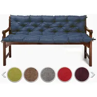 sunnypillow Bankauflage 140 x 50 x 50 cm blau 1 St.