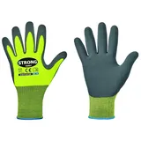strongHand Handschuhe Flexter Gr.8 neogelb/grau EN 388 PSA II 12 PA