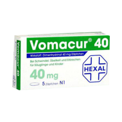 Vomacur 40 Suppositorien 5 St