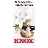 Knox Knox, Duftkerzen, Räucherkerzen Vanille 24 Stk., Kegel