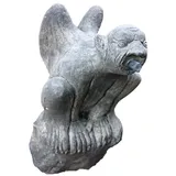 Steinfigur Gargoyle, Wasserspeier für die Wand, aus Steinguss