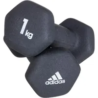 adidas Hexagon-Hantel-Set 3 kg Neopren-Beschichtung schwarz