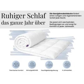 MKS GANZJAHRESBETTDECKE Anti-Stress-Effekt CALIMA 200/220 mit Kopfkissen 80/80