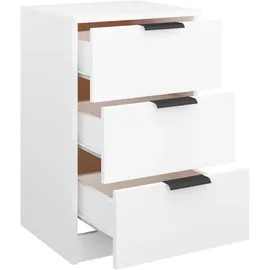 vidaXL Nachttisch Weiß 40x36x65 cm