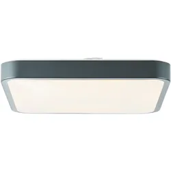 Brilliant LED Deckenleuchte Slimline Square 24W dunkelgrau Warm-Tageslichtweiß N...