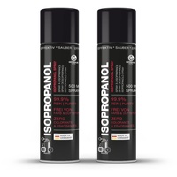 2x OCTOPUS Isopropanol Spray, IPA Reinigungsalkohol in praktischer Sprühdose - 500 ml
